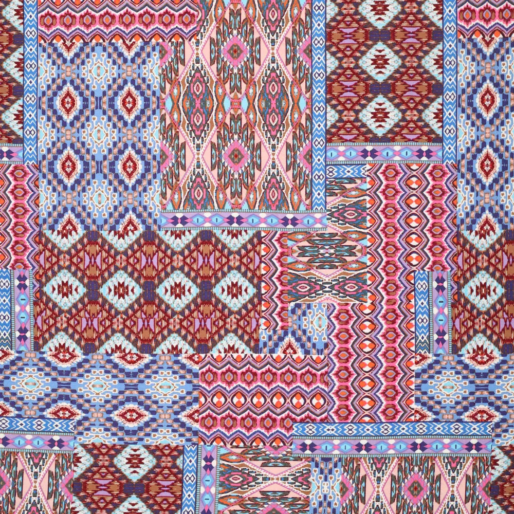 Patchwork Viscose Spandex (20513)