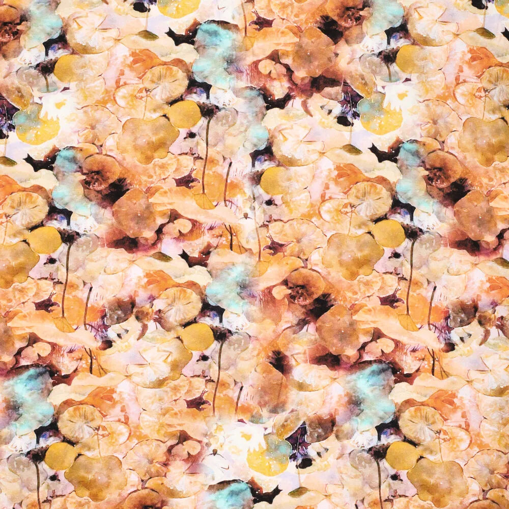 Water Lily Viscose Crepe (20642)