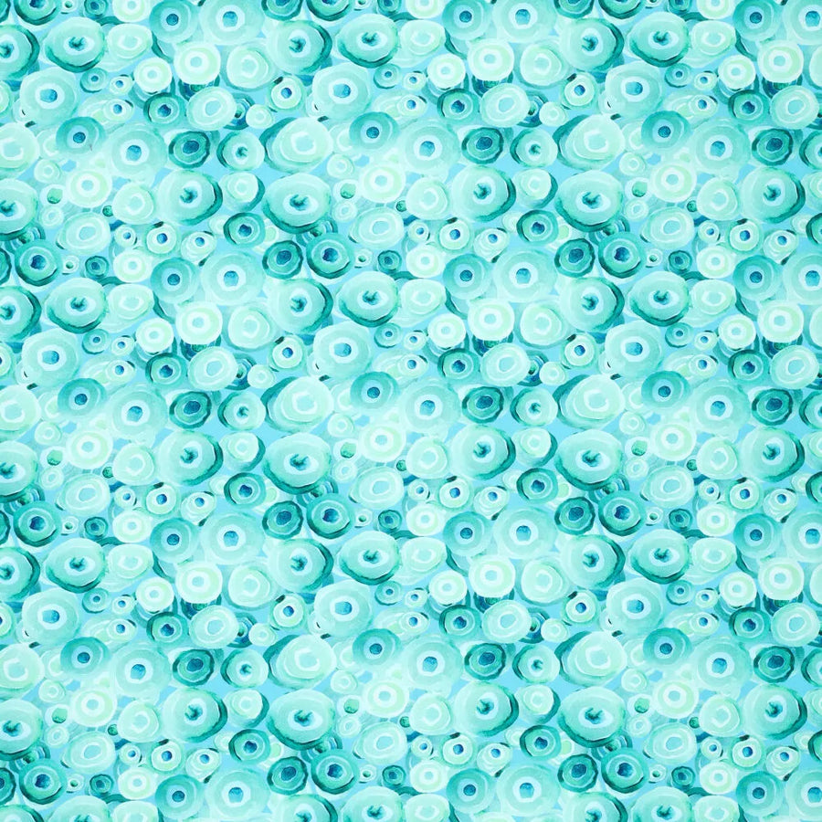 Cotton Satin Irregular Circles (20767)