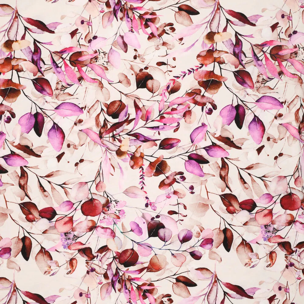 Blooming Twigs Viscose Spandex (20927)