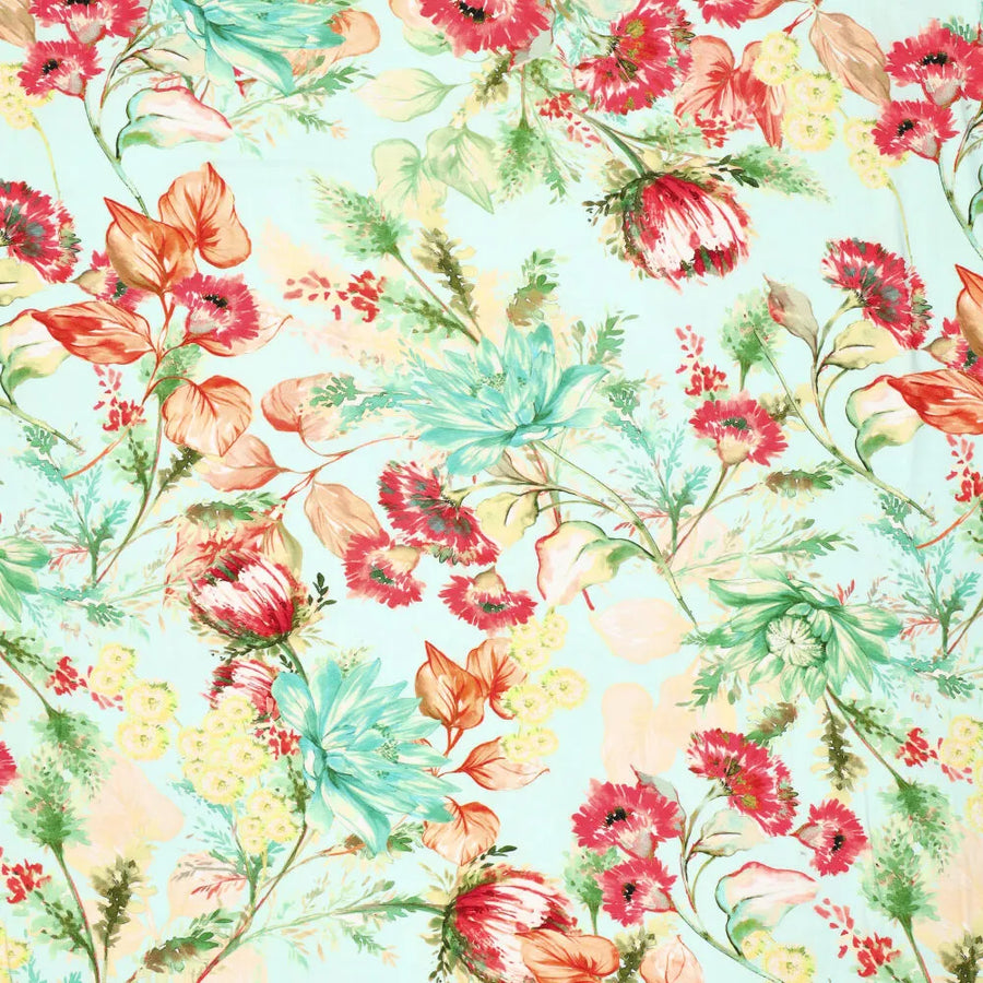 Romantic Blossom Viscose Spandex (21663)