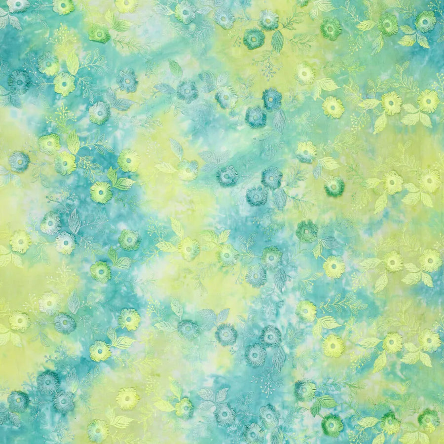 Tie Dye Poppy Embroidery (21734)