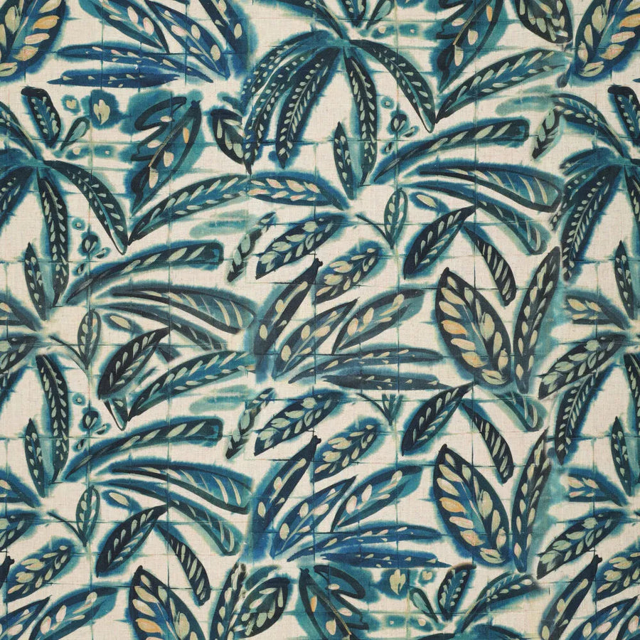 Digi Bali Trees Linen Slub (22519)