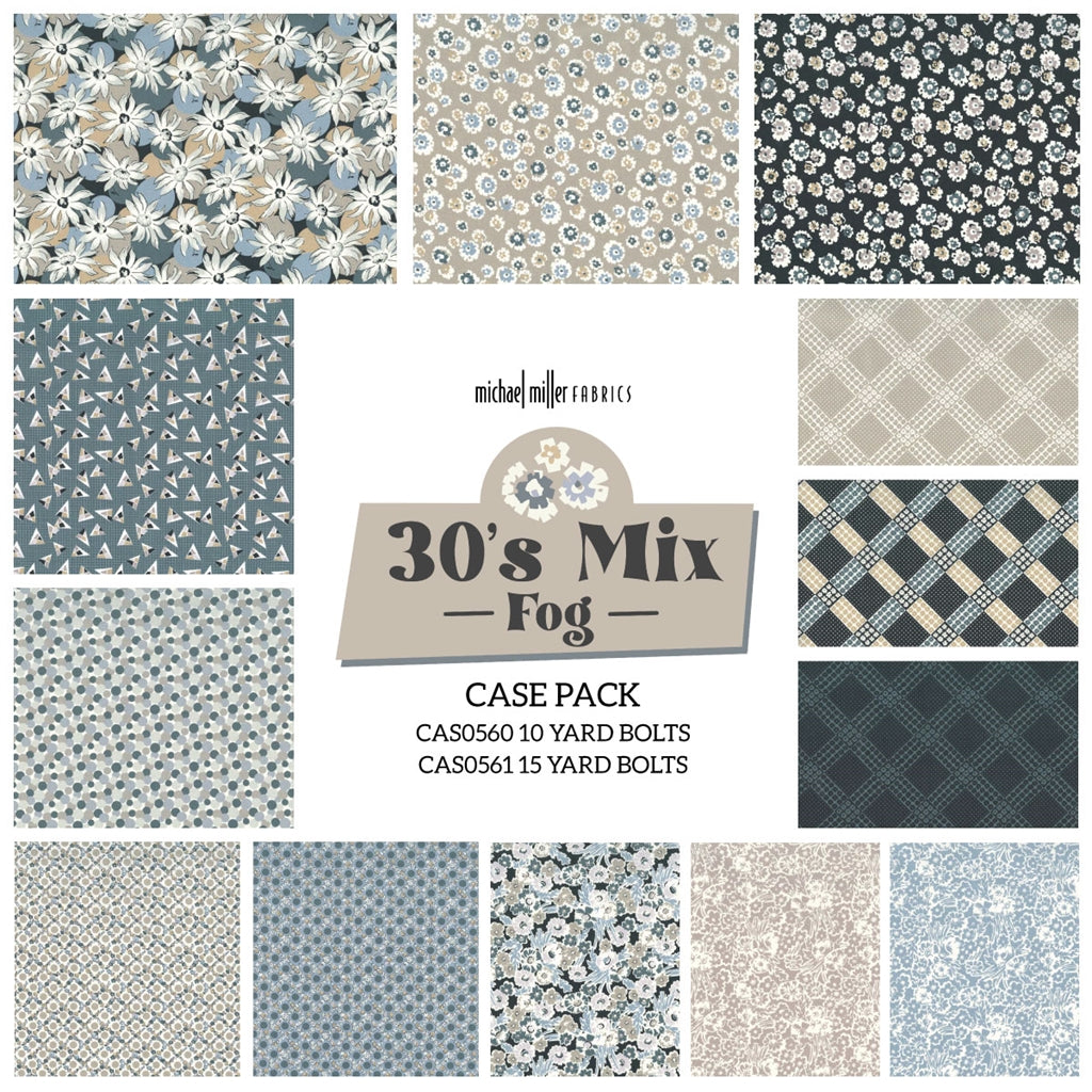 30's Mix Fog by Michael Miller Studio