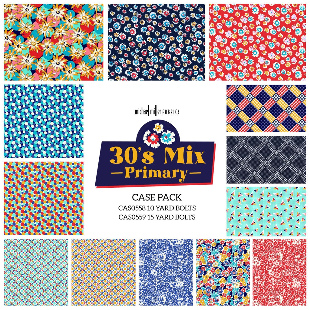 30's Mix Primary by Michael Miller Studio