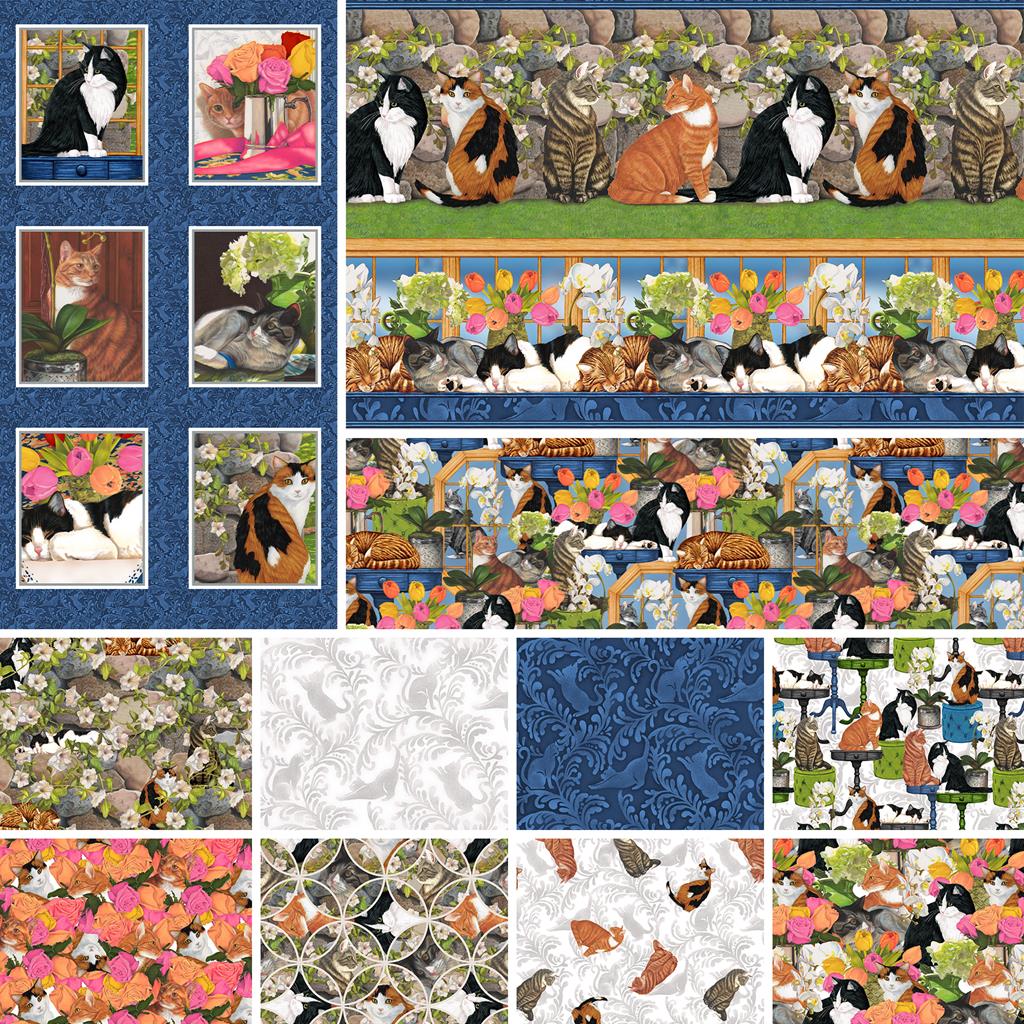 Whiskers Among Petals by Mardell Schuster