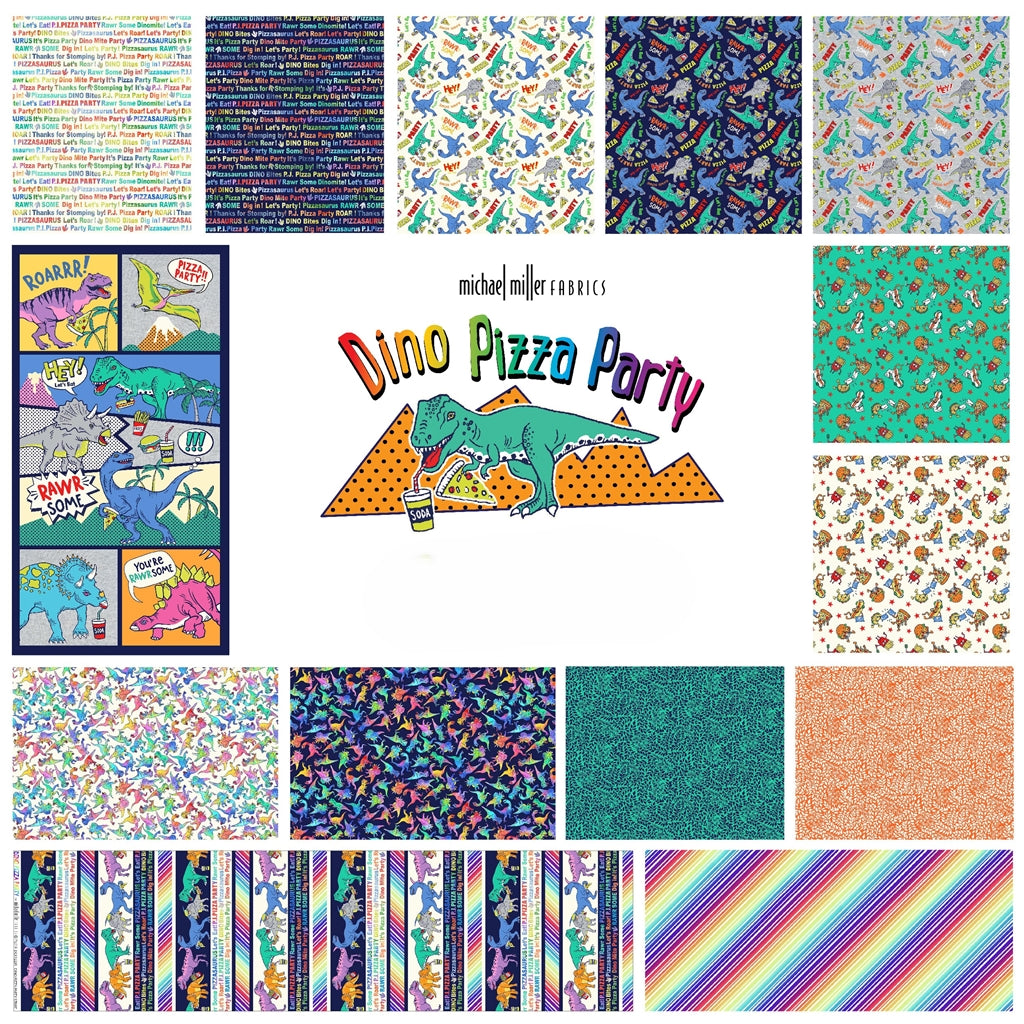 Dino Pizza Party by Michael Miller