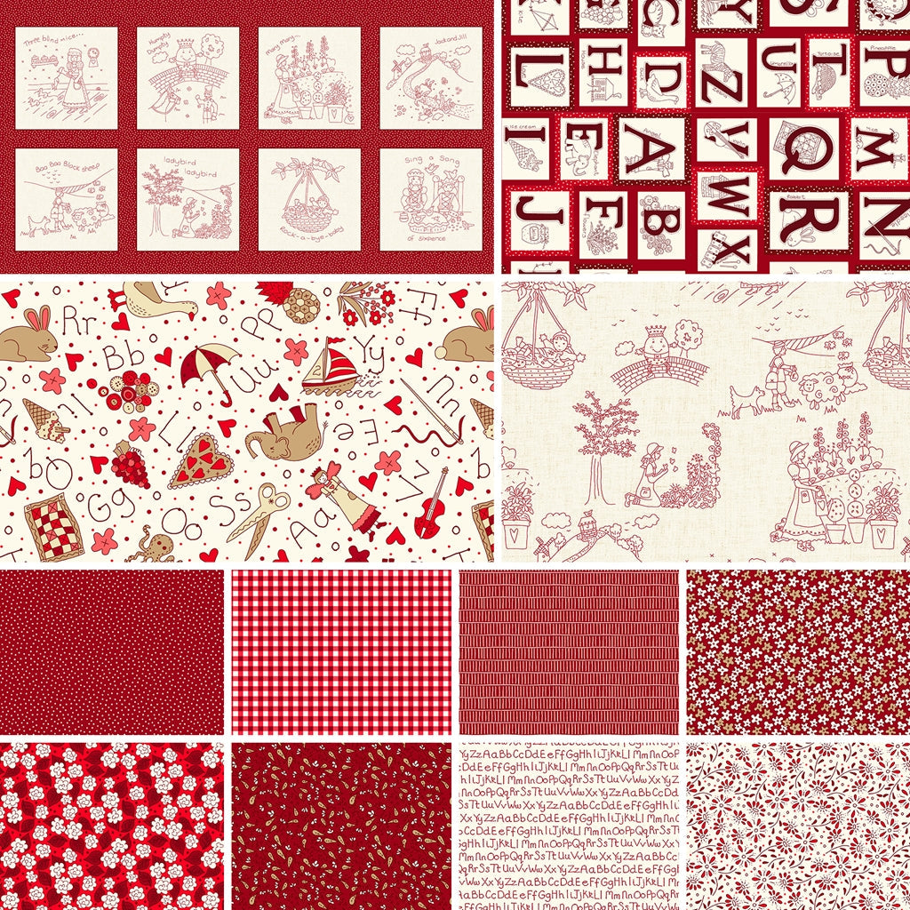 Redwork Rhymes by Mandy Shaw