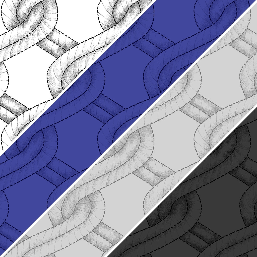 Stitched Braid 108" - Digital by City Art Studio