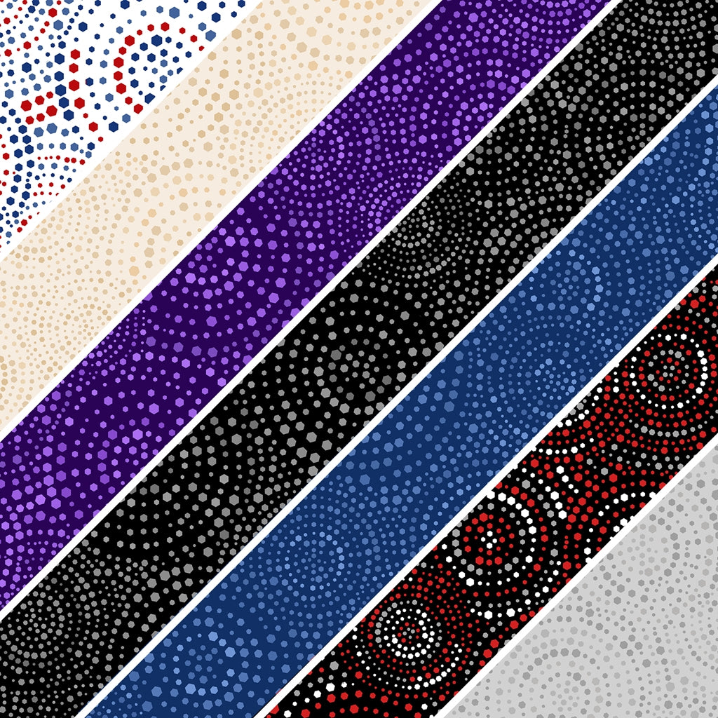 Hexi-Dots 108 Inch by Satin Moon Designs