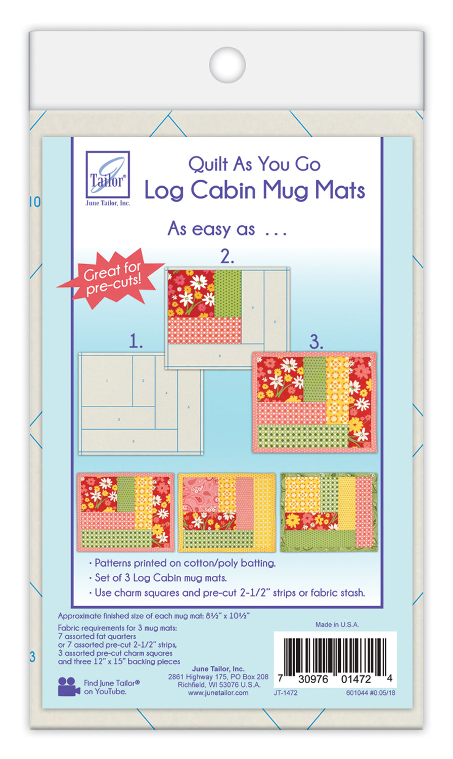 Quilt As You Go Mug Mats
