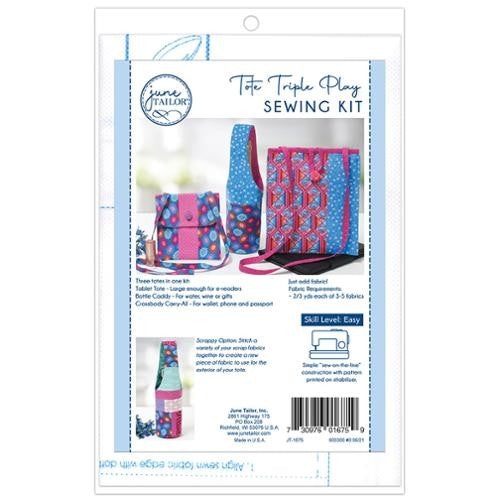 Quilt As You Go Tote Triple Play