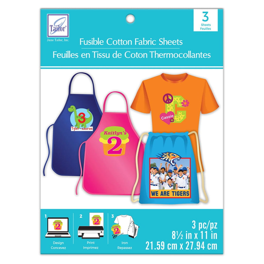 June Tailor's Fusible Cotton Fabric Sheets