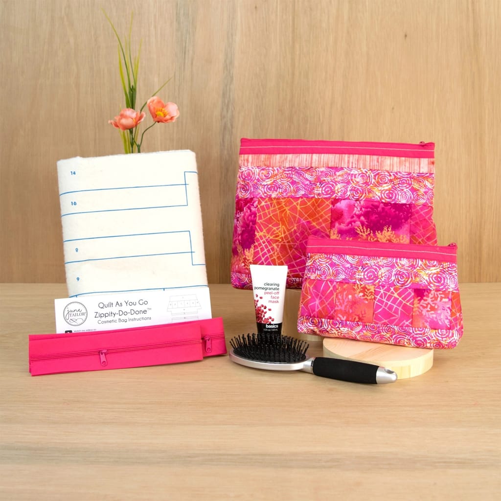 June Tailor's Zippity Doo Done Cosmetic Purses (2 pack)