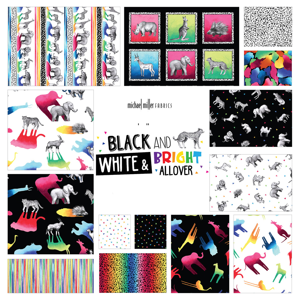 Black and White and Bright Allover