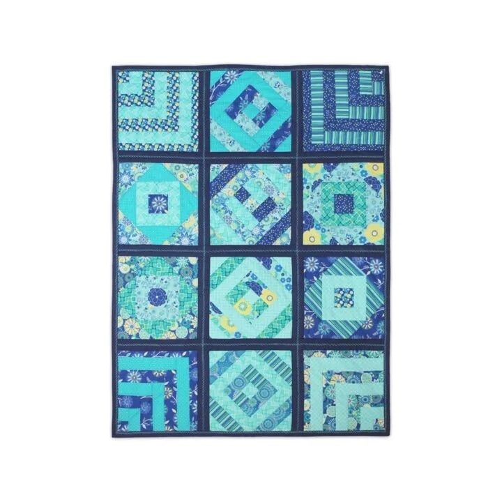 Quilt As You Go Mix & Match 12 Block Quilt Kit