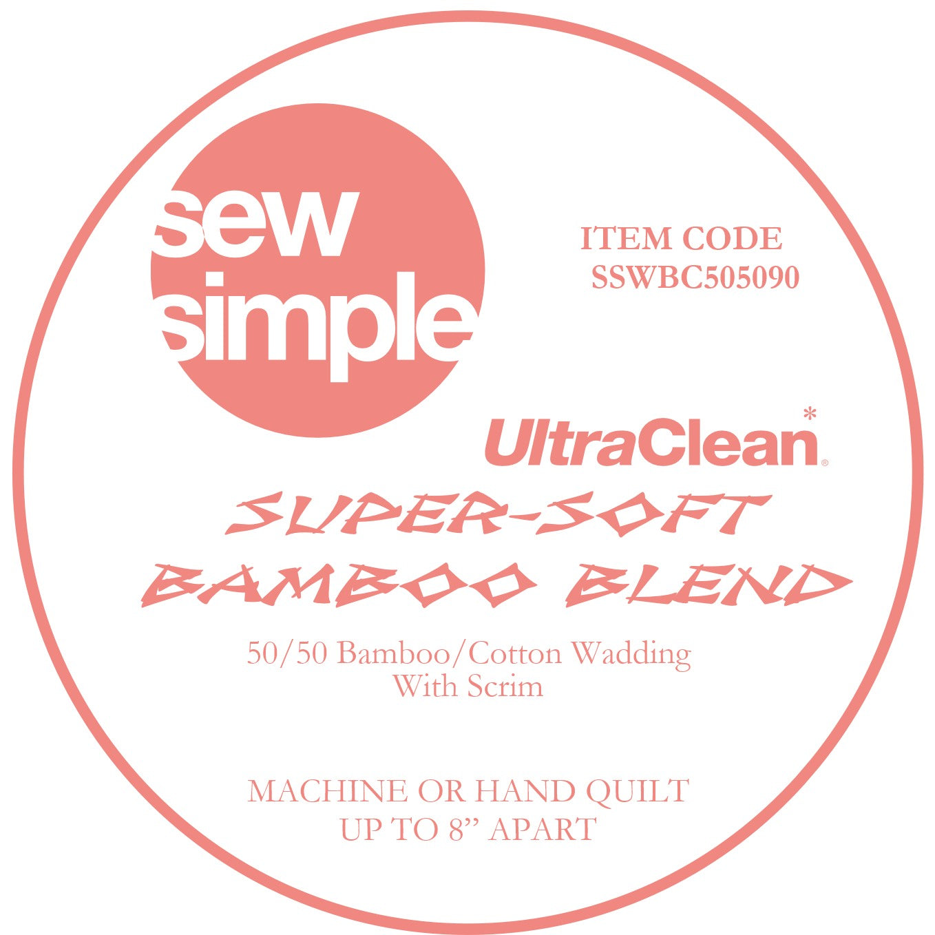 Sew Simple Super-Soft 50/50 Cotton/Bamboo Blend