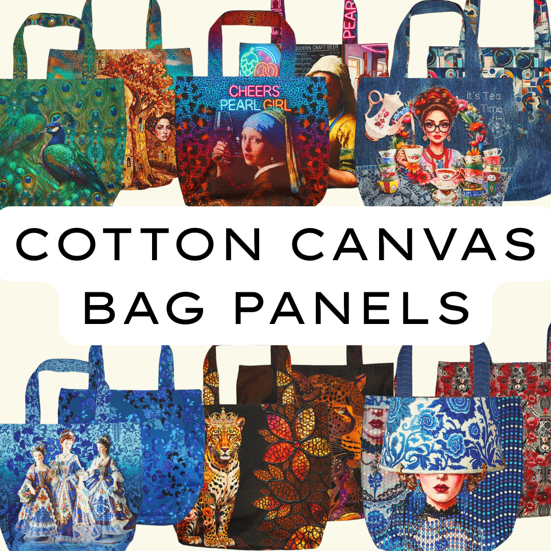 Cotton Canvas Bag Panels