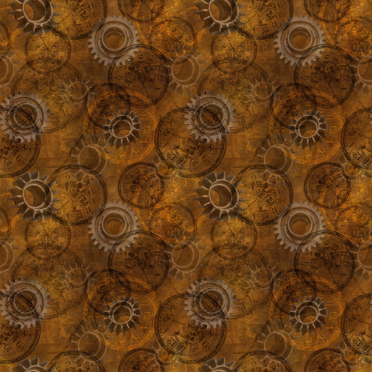 Steampunk Gears Tonal