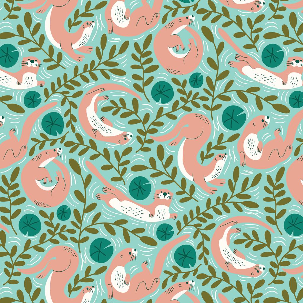 River Otters | Turquoise