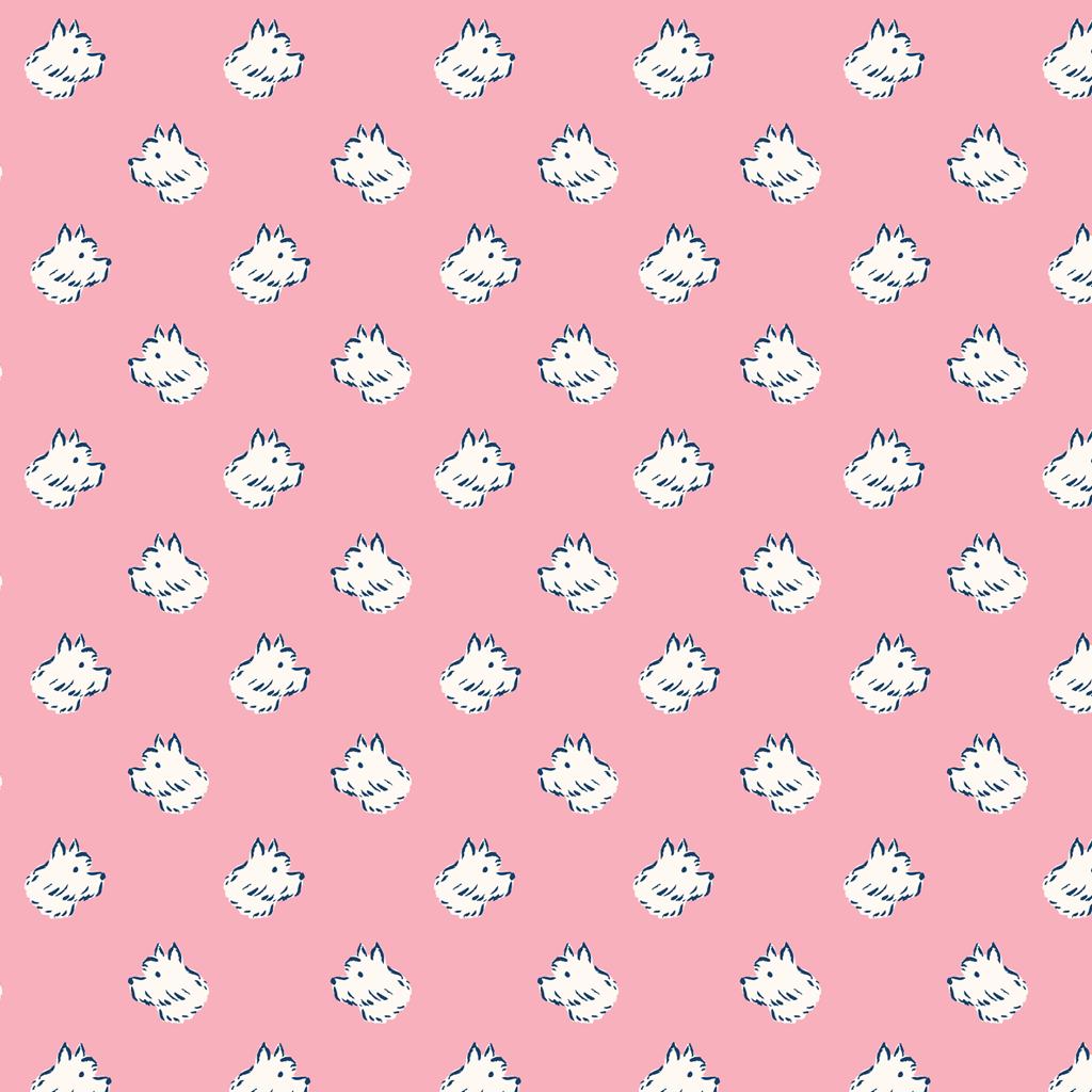 Polka Dot Dog | Pink