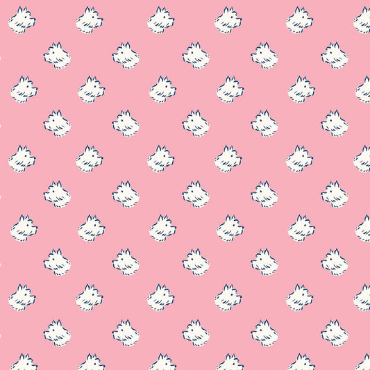 Polka Dot Dog | Pink
