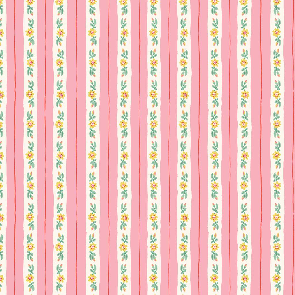 Rosy Ribbon Stripe | Pink