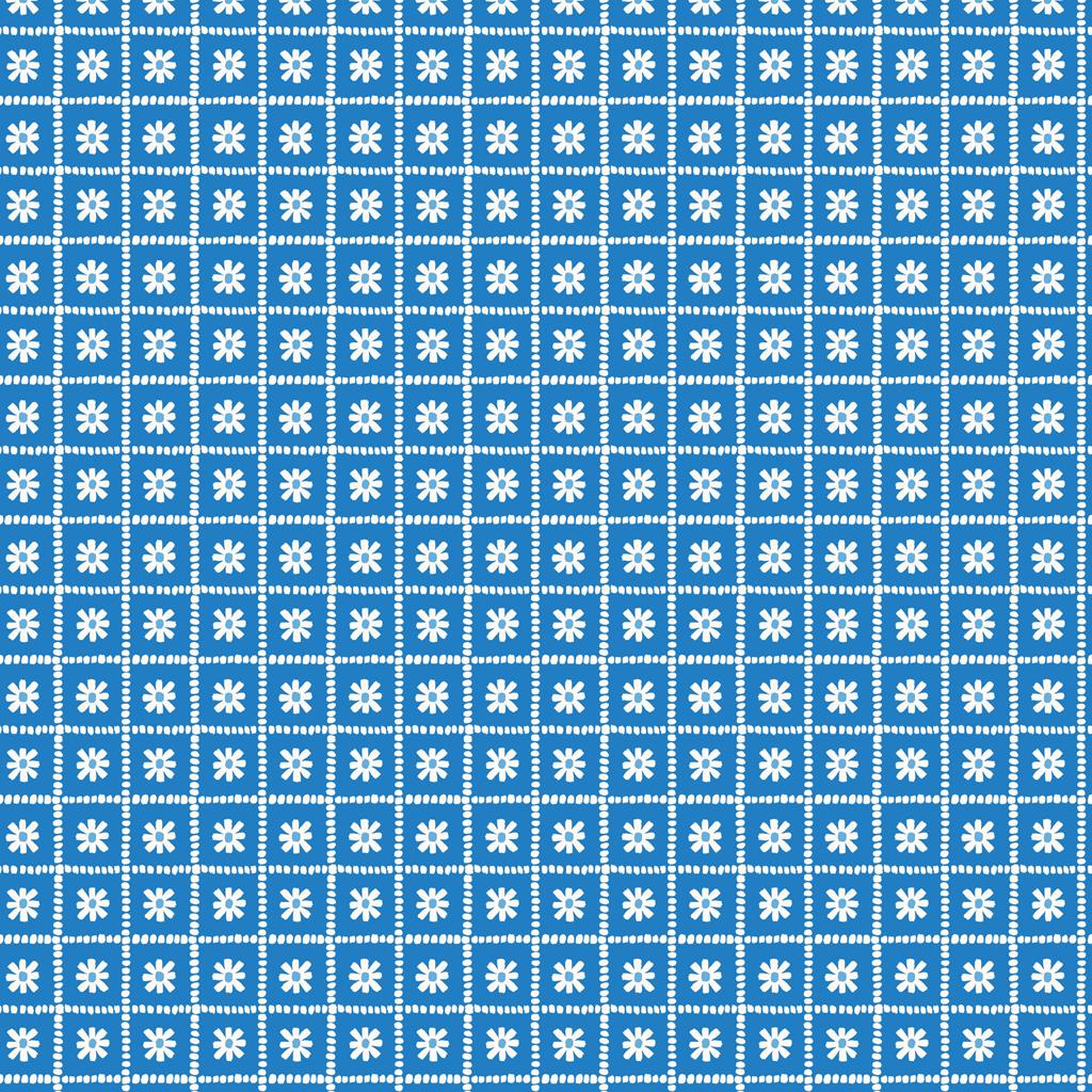 Square Dance Daisy | Blue