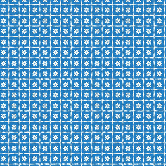 Square Dance Daisy | Blue