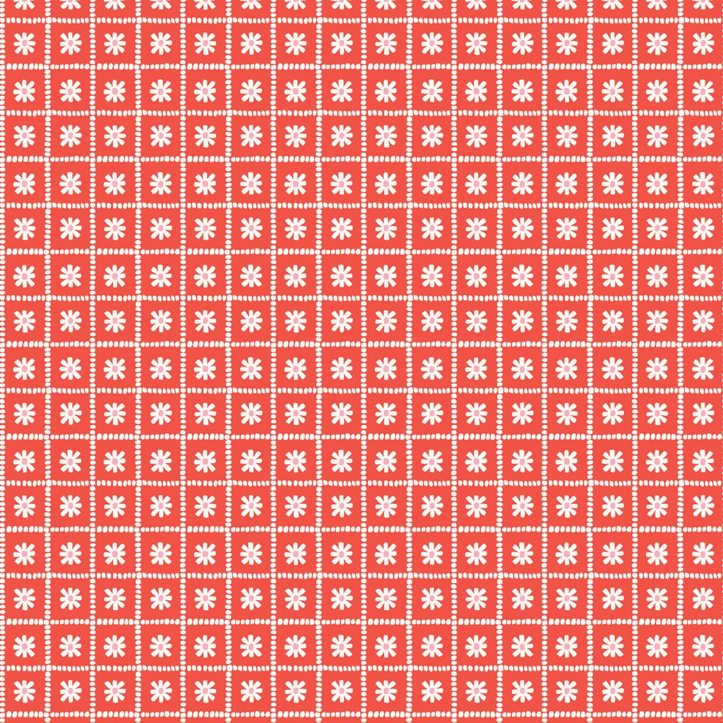 Square Dance Daisy | Red