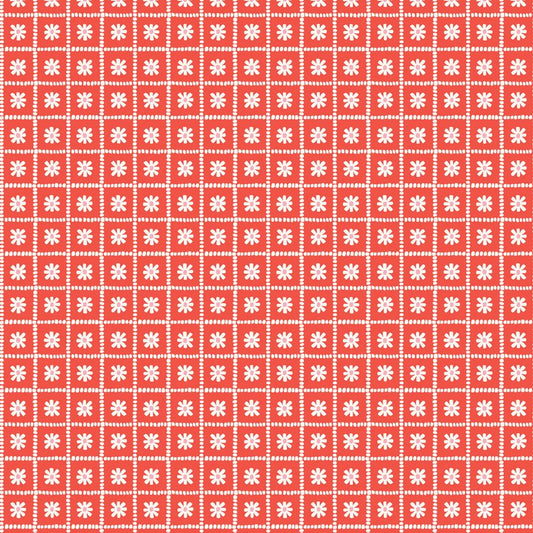 Square Dance Daisy | Red