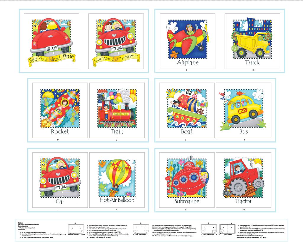 Little Readers 9 - Transportation Book