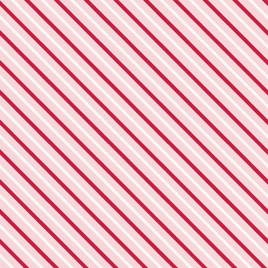 Pedals & Passion -Diagonal Stripe