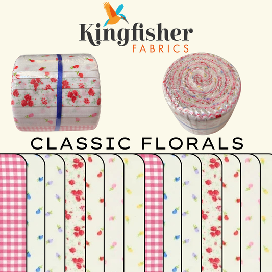 Kingfisher Classic Florals Stitching Strips