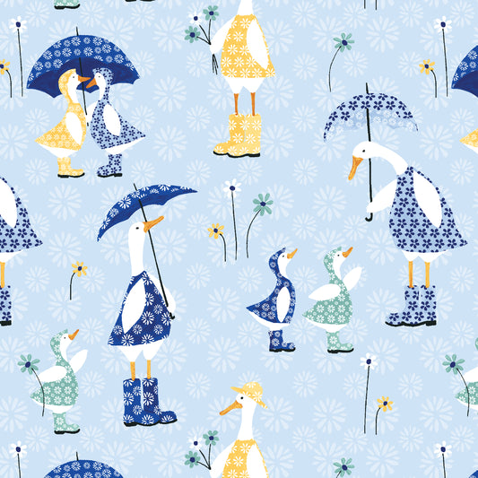 Ducks in the Rain
