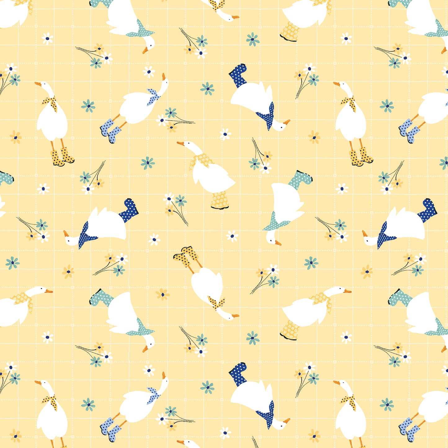 Small Ducks In Bandana