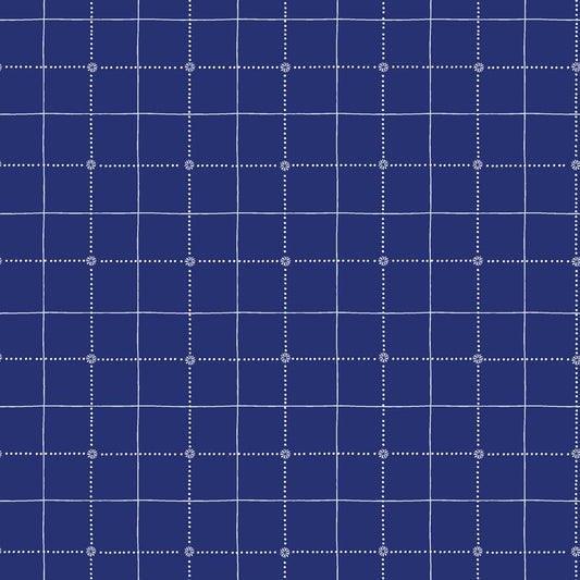 Window Pane Stripes With Dots