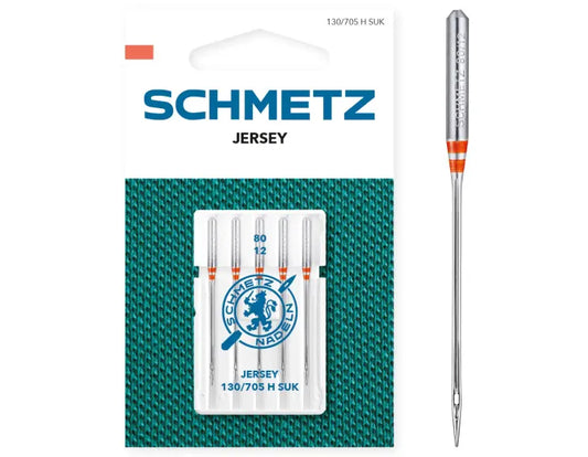 Jersey Needle 80/12 Pack of 5