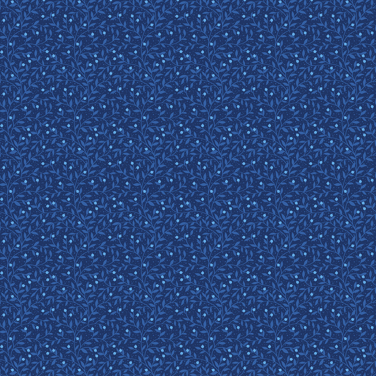 Berry Vine - Navy