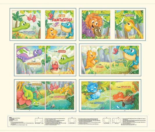 I Am Fantastic Book Panel - Cream