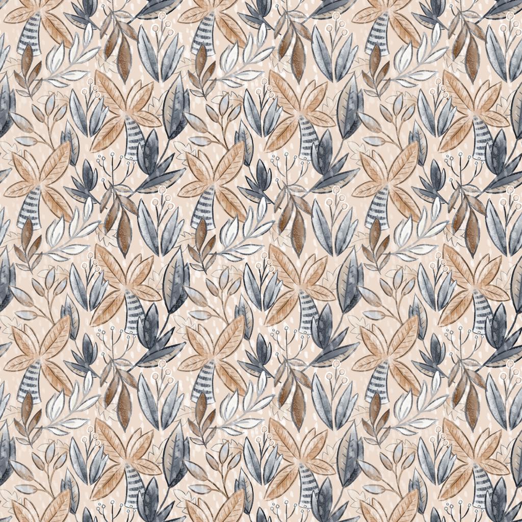 Trees Allover - Camel