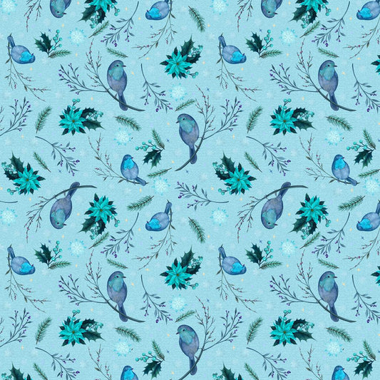 Winter Bird Allover - Sky