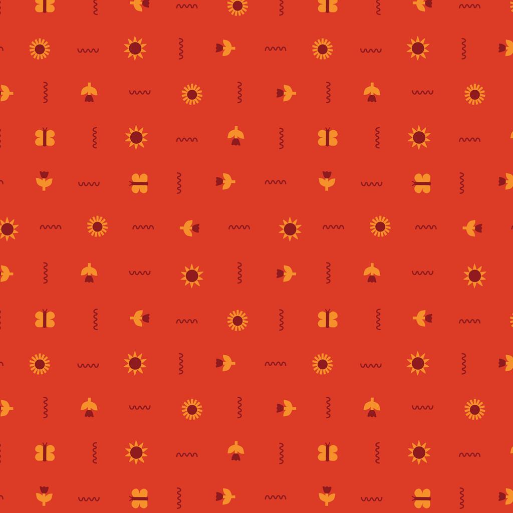 Little Sun Squiggle - Red