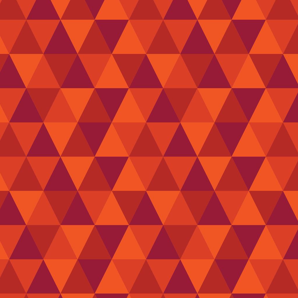 Triangles - Red/Orange