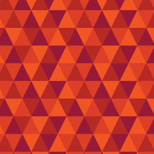 Triangles - Red/Orange