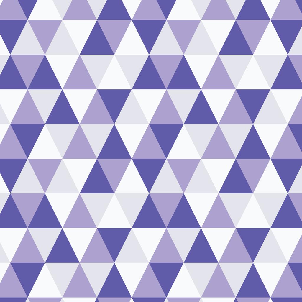 Triangles - White/Blue