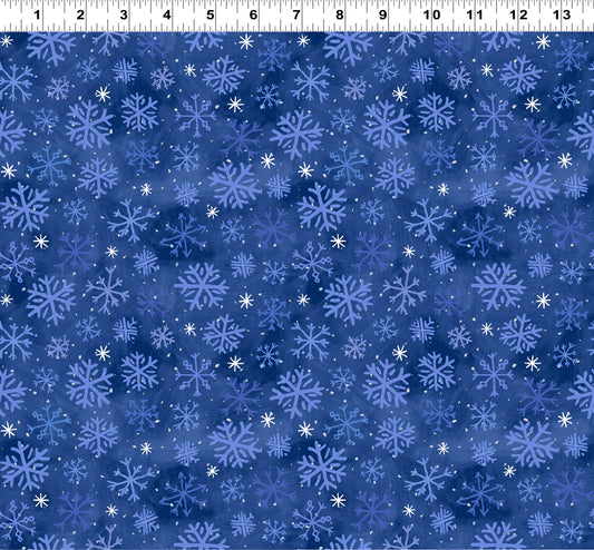 Snowtime Snowflakes Flannel