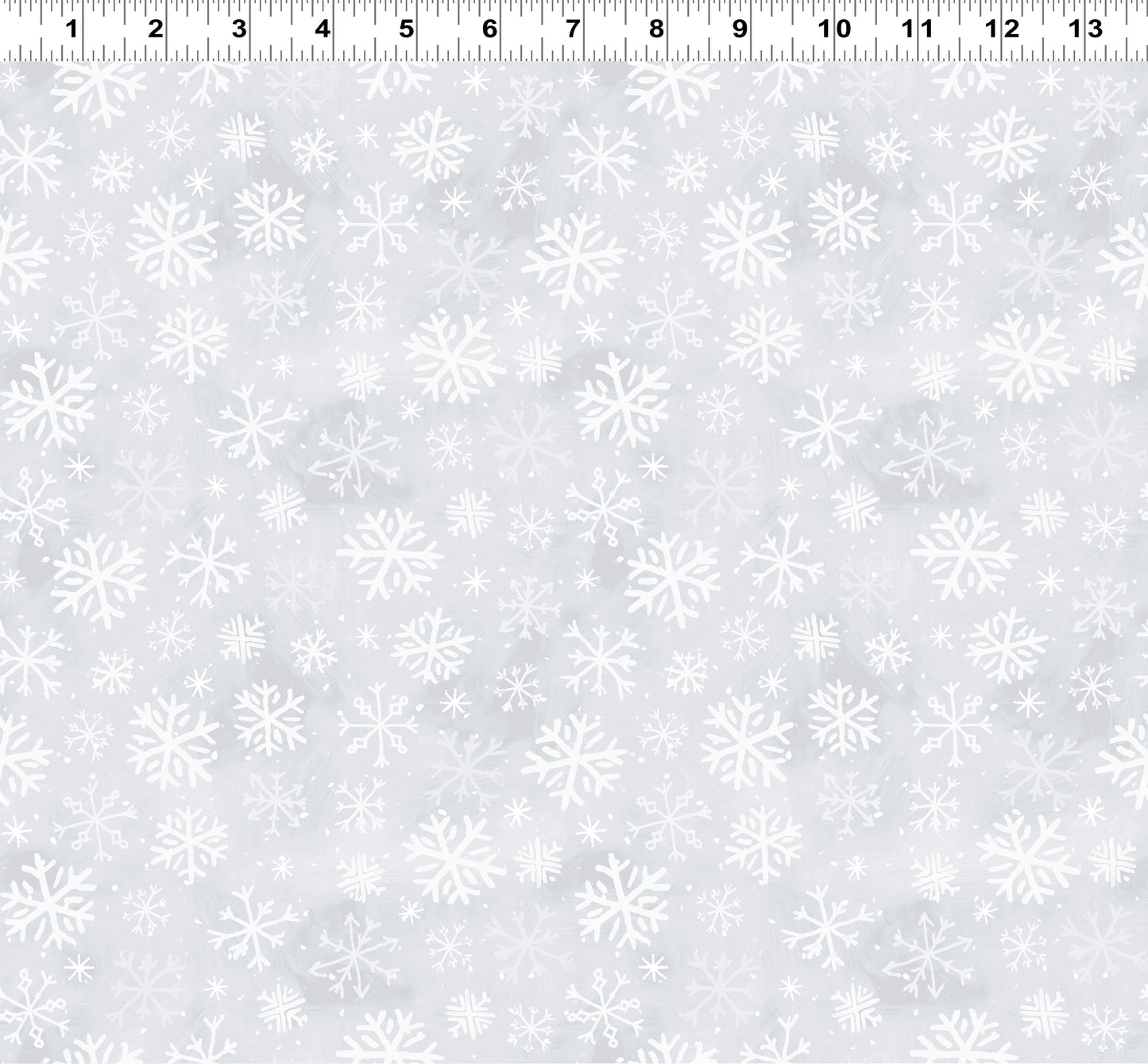 Snowtime - Snowflakes Flannel