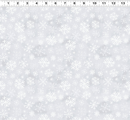 Snowtime - Snowflakes Flannel
