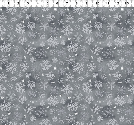 Snowtime - Snowflakes Flannel